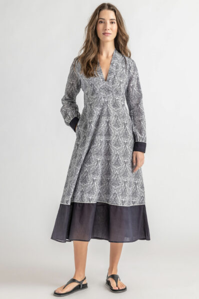 Paloma Navy Midi Dress