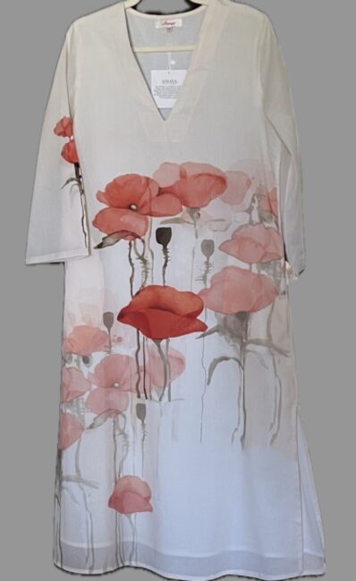 Aveline Poppy Midi Dress